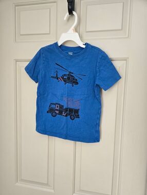 3/$10 Carter's Blue Rescue Squad Graphic Size 5